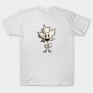 Retro cartoon maple leaf T-Shirt